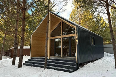 Каркасные дома в стиле Барнхаус