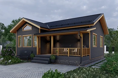 Каркасный дом 10x9
